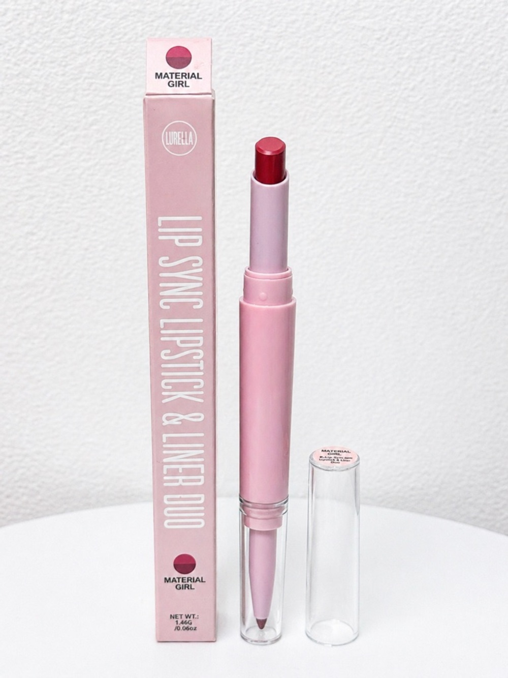 Material Girl Lip Sync Lipstick & Liner Duo — Rose Brown